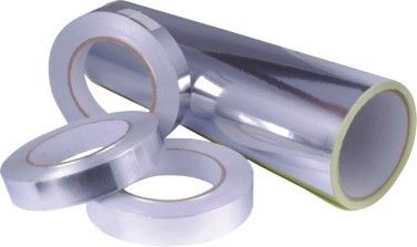 De glanzende Zilveren Acrylband van de Pers Gevoelige Zelfklevende Aluminiumfolie voor Binnen/Openlucht leverancier
