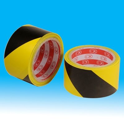 de industriële band van de de Vloer Opspoorbare waarschuwing van pvc/PE van zwarte - gele 18m/25m leverancier